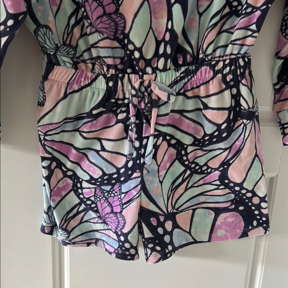 Justice Butterfly Print Girls Romper - Picture 5 of 9
